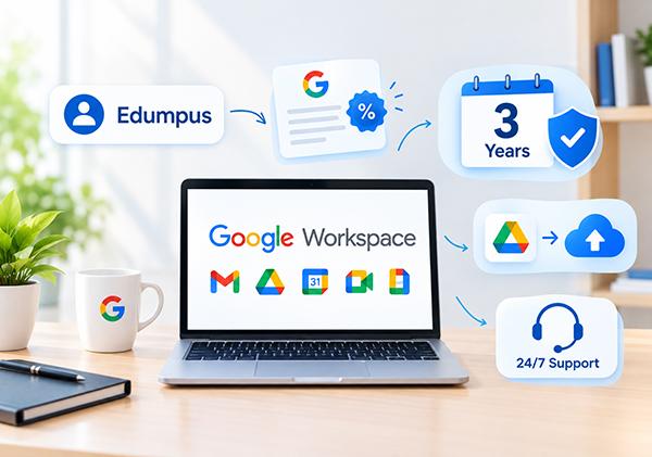 Edumpus Google Workspace 3-Year Pricing & Upgrade Case Study | Codelattice Edumpus Google Workspace Business Standard upgrade