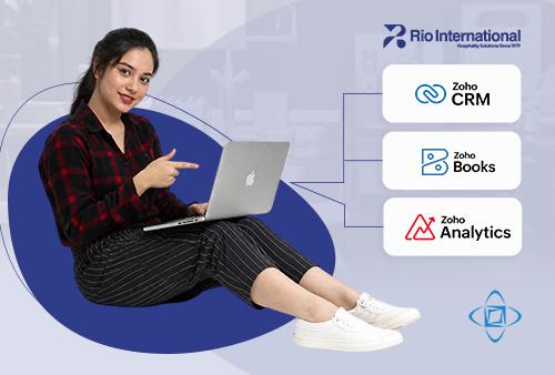 Rio International Case Study: Multi-Entity Zoho Integration | Codelattice Unified Multi-Entity Business Operations with Zoho CRM, Zoho Books & Zoho Analytics for Rio International LLC